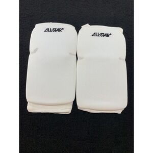 All Star Extra Long Sports Knee Pad White Extra Large Wrestling Soccer Football